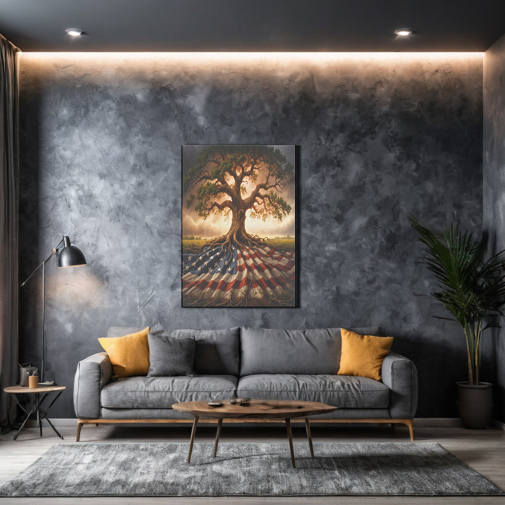 Tree Of Liberty (Canvas Print)
