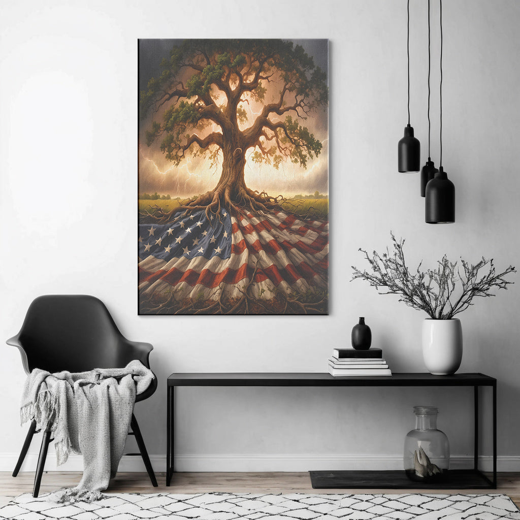Tree Of Liberty (Canvas Print)
