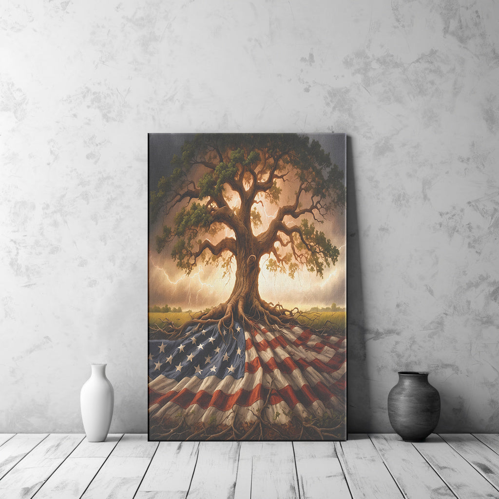 Tree Of Liberty (Canvas Print)