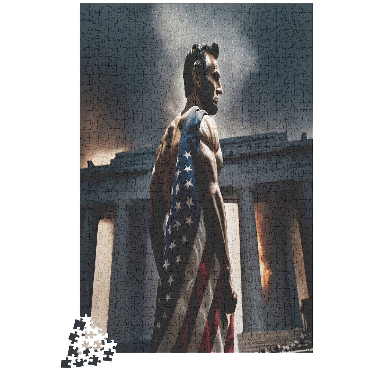 Abraham "Blue Steel" Lincoln (1,014-piece puzzle)