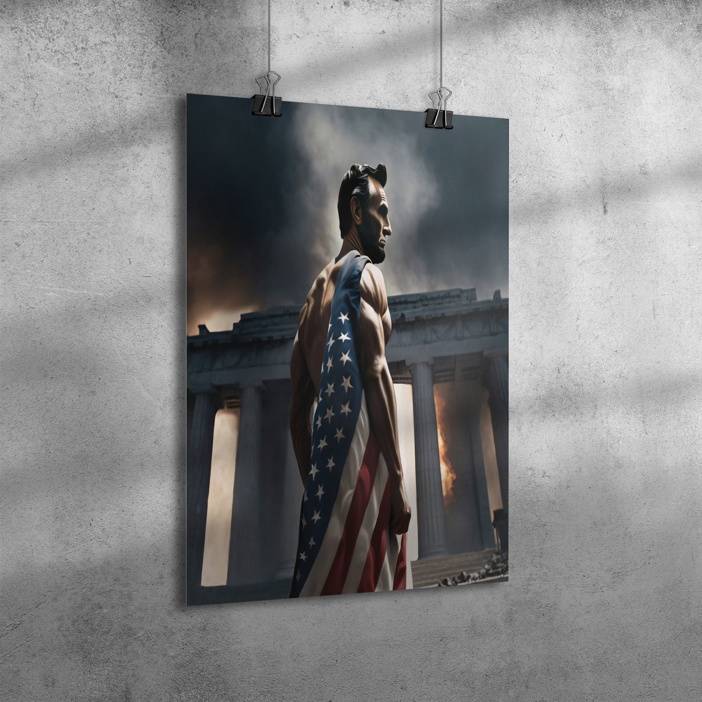 Abraham "Blue Steel" Lincoln. Posters. mock