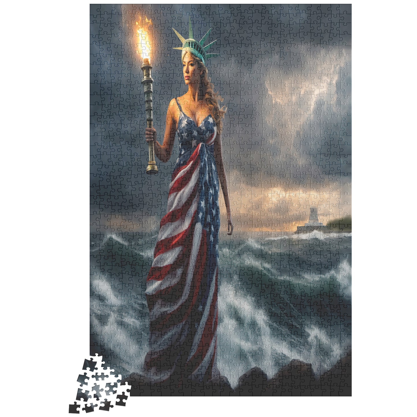 Lady "Beacon Of Hope" Liberty (1,014-piece puzzle)