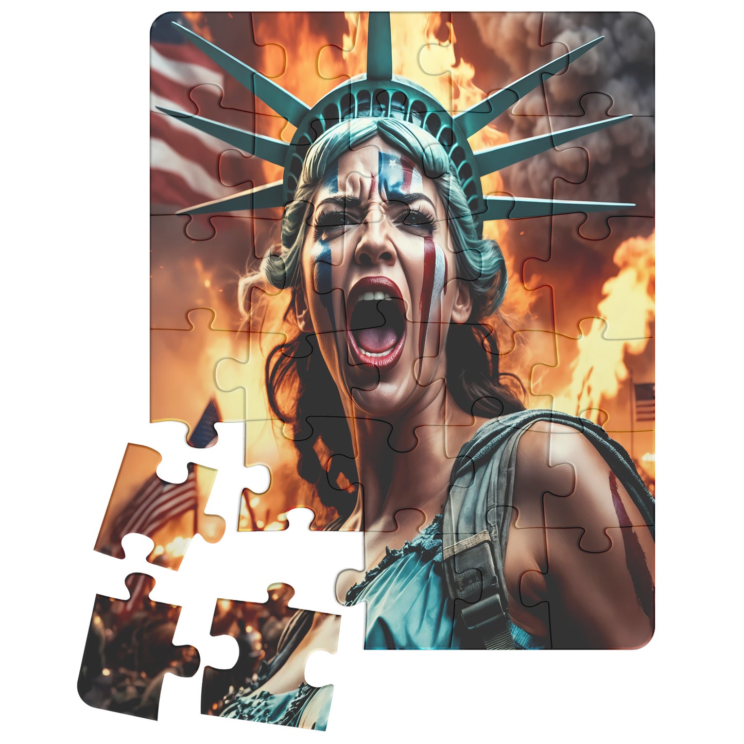 Lady "Freedom" Liberty (30 - 500-Piece Puzzle)