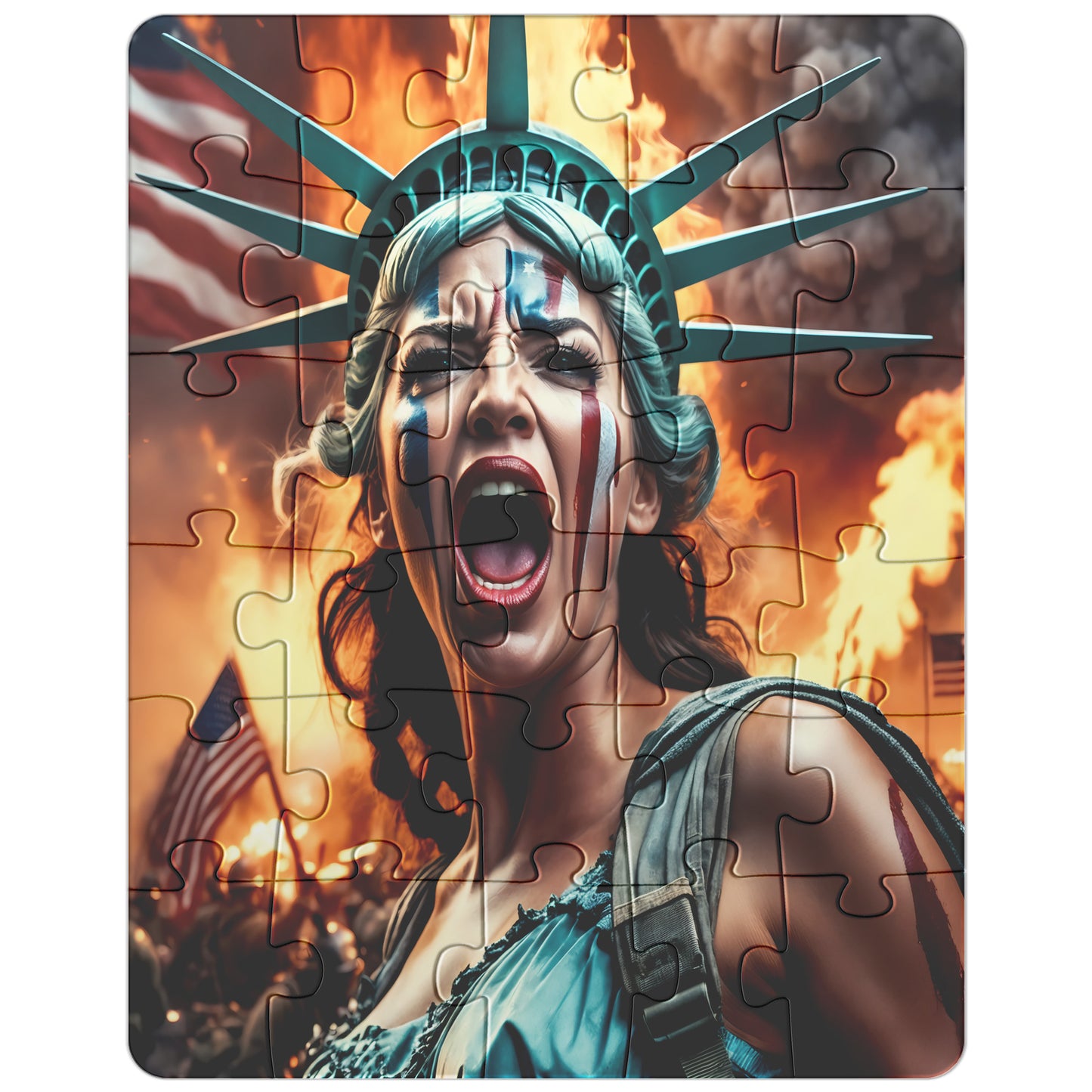 Lady "Freedom" Liberty (30 - 500-Piece Puzzle)