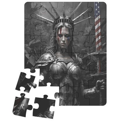 Lady "The Warrior" Liberty (30 - 500-Piece Puzzle)