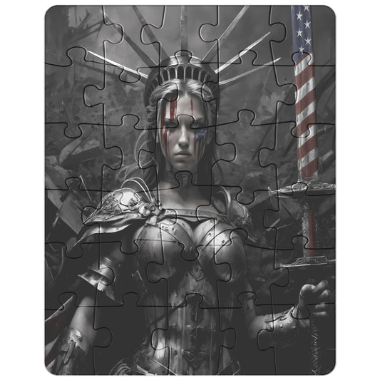 Lady "The Warrior" Liberty (30 - 500-Piece Puzzle)