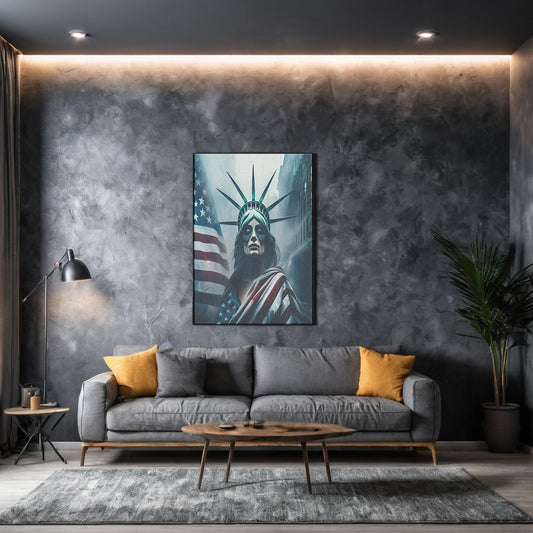 Lady "The Native" Liberty (Canvas Print)