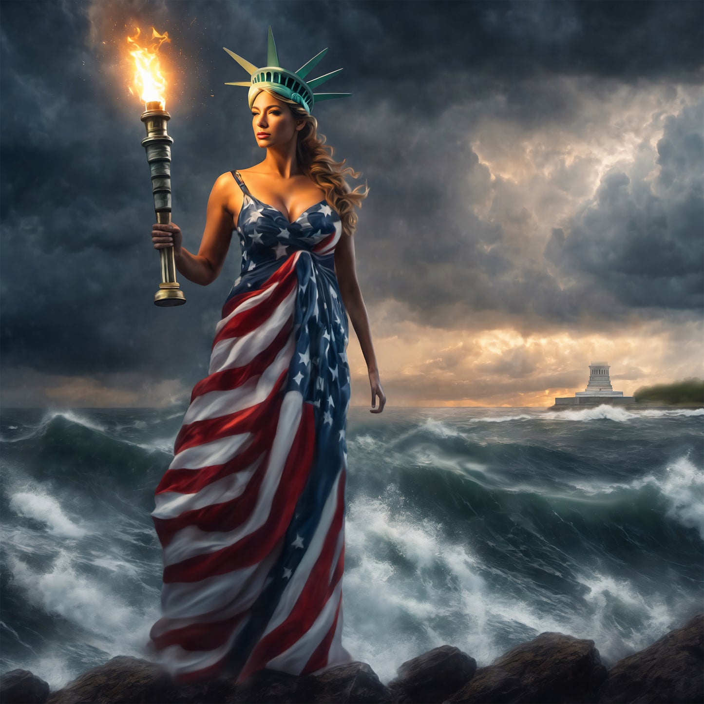 Lady "Beacon Of Hope" Liberty (Posters)