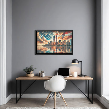 Never Forget (Framed Canvas)