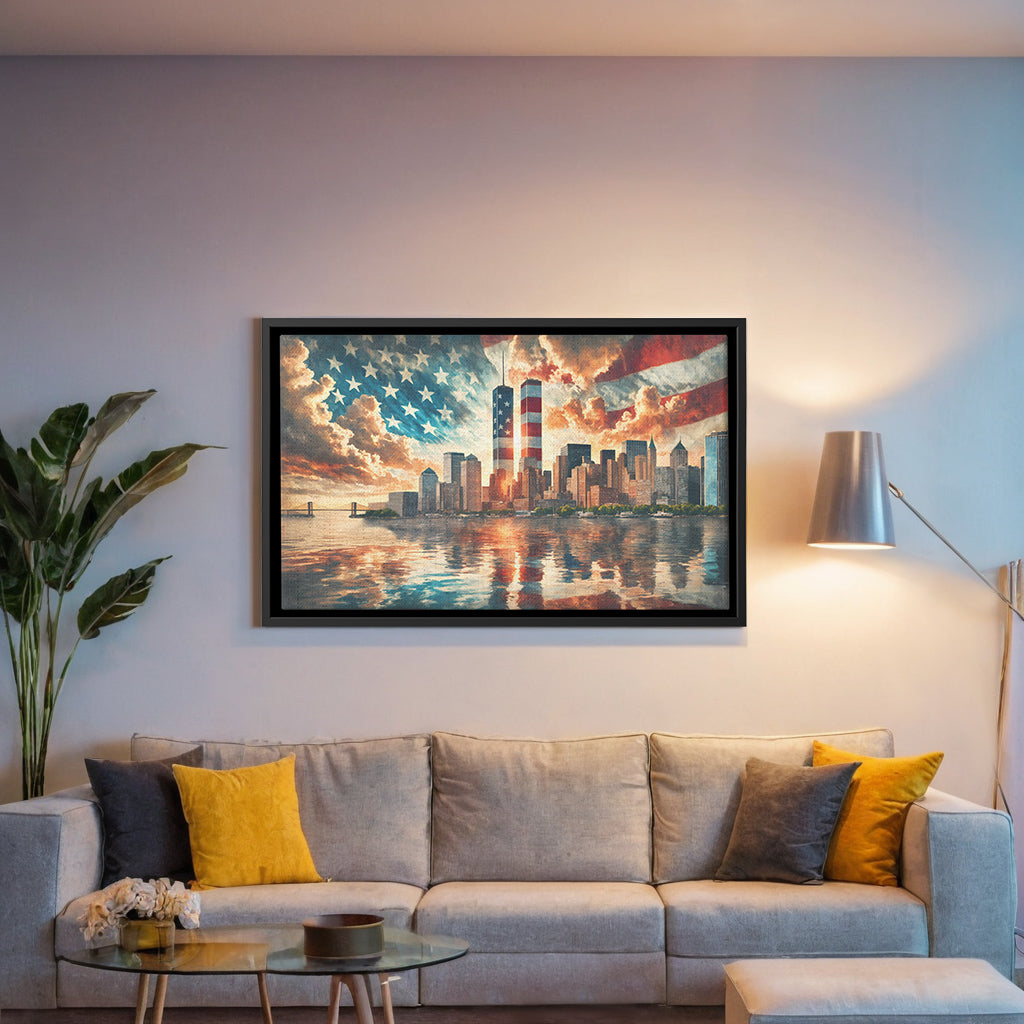 Never Forget (Framed Canvas)