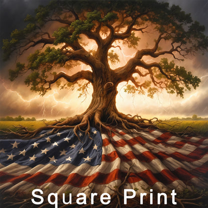 Tree Of Liberty. Canvas Print.
squ