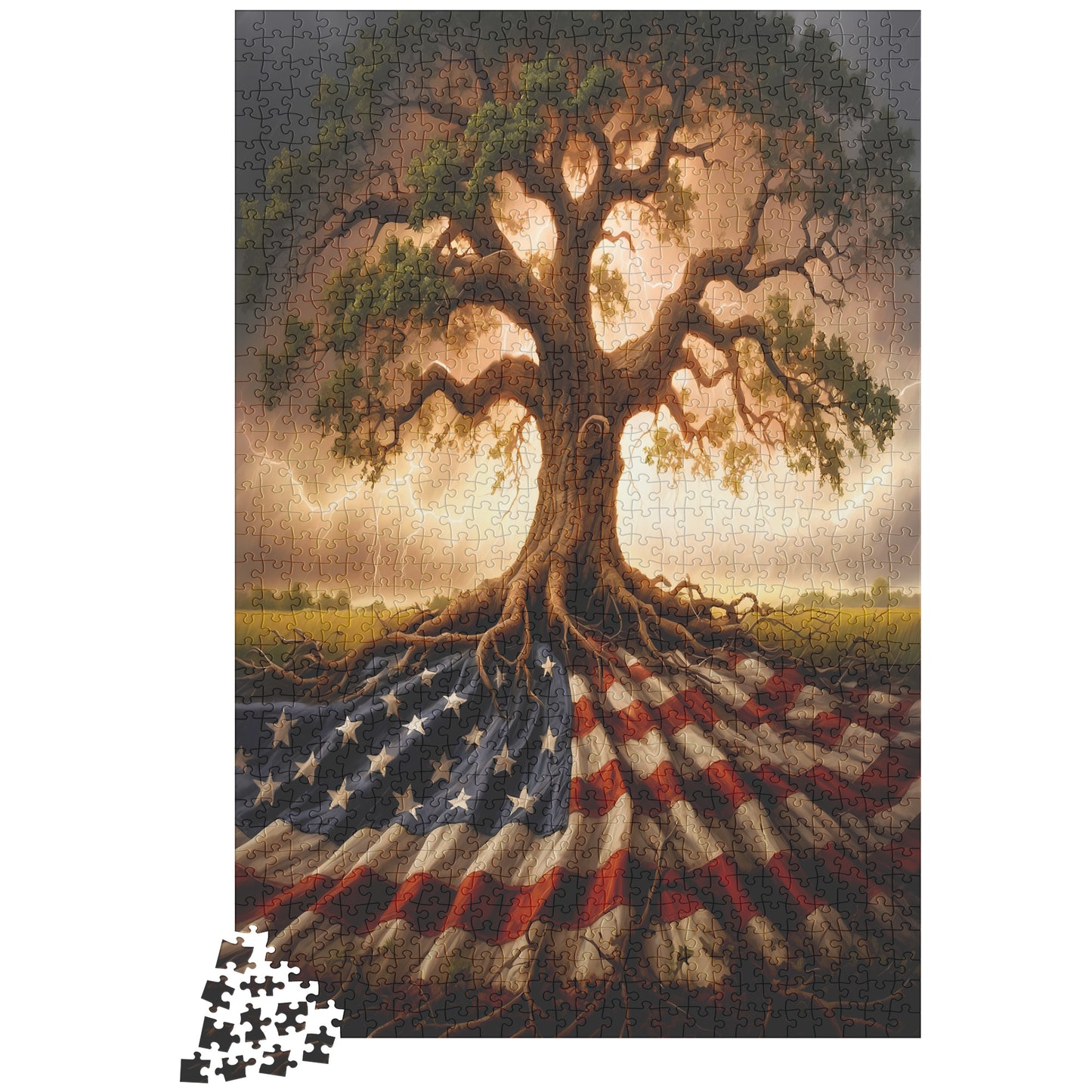 Tree Of Liberty (1,014-piece puzzle)