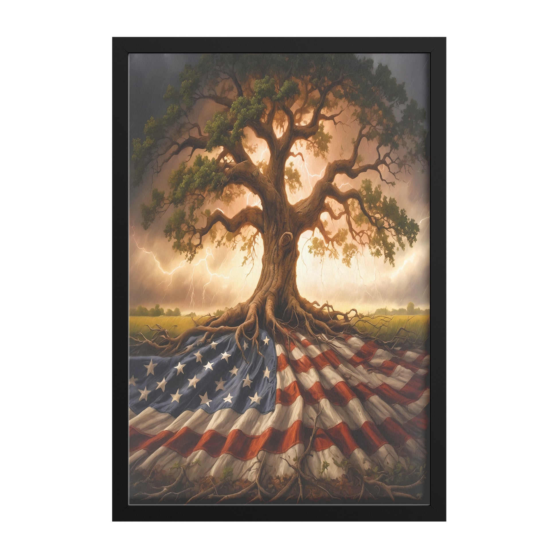 Tree Of Liberty. Canvas Print.
Mock