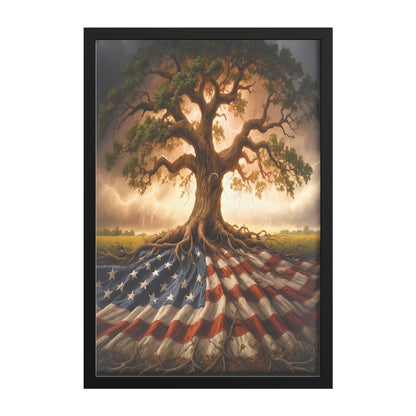 Tree Of Liberty. Canvas Print.
Mock