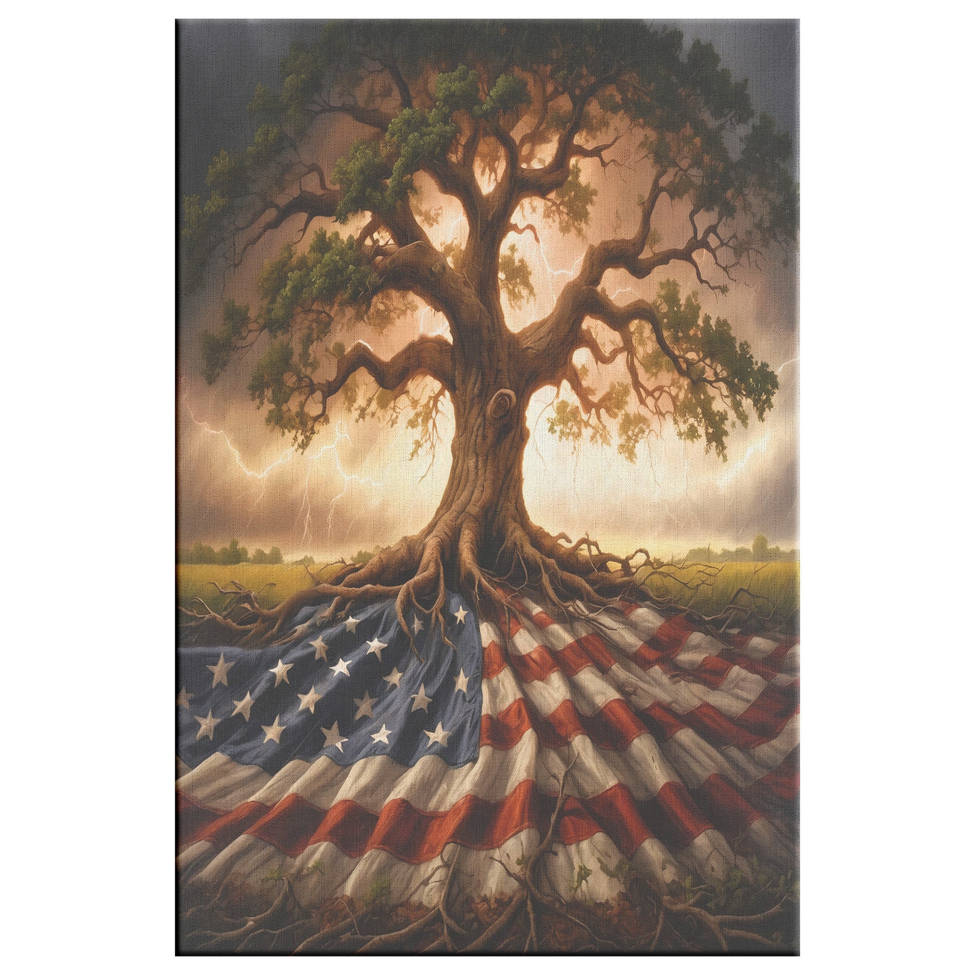 Tree Of Liberty. Canvas Print.
Mock