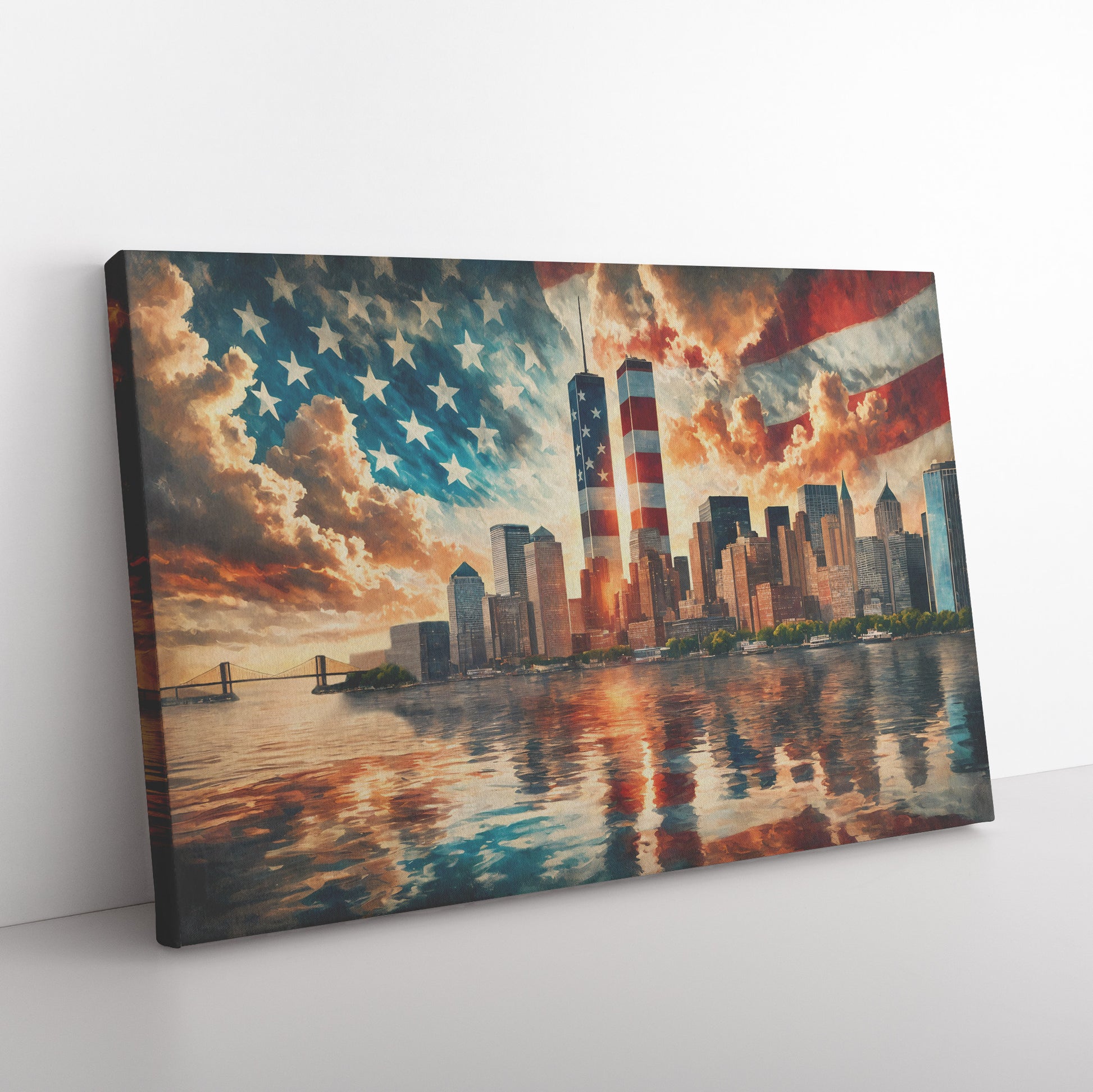 Never Forget. Canvas Print. Mock2