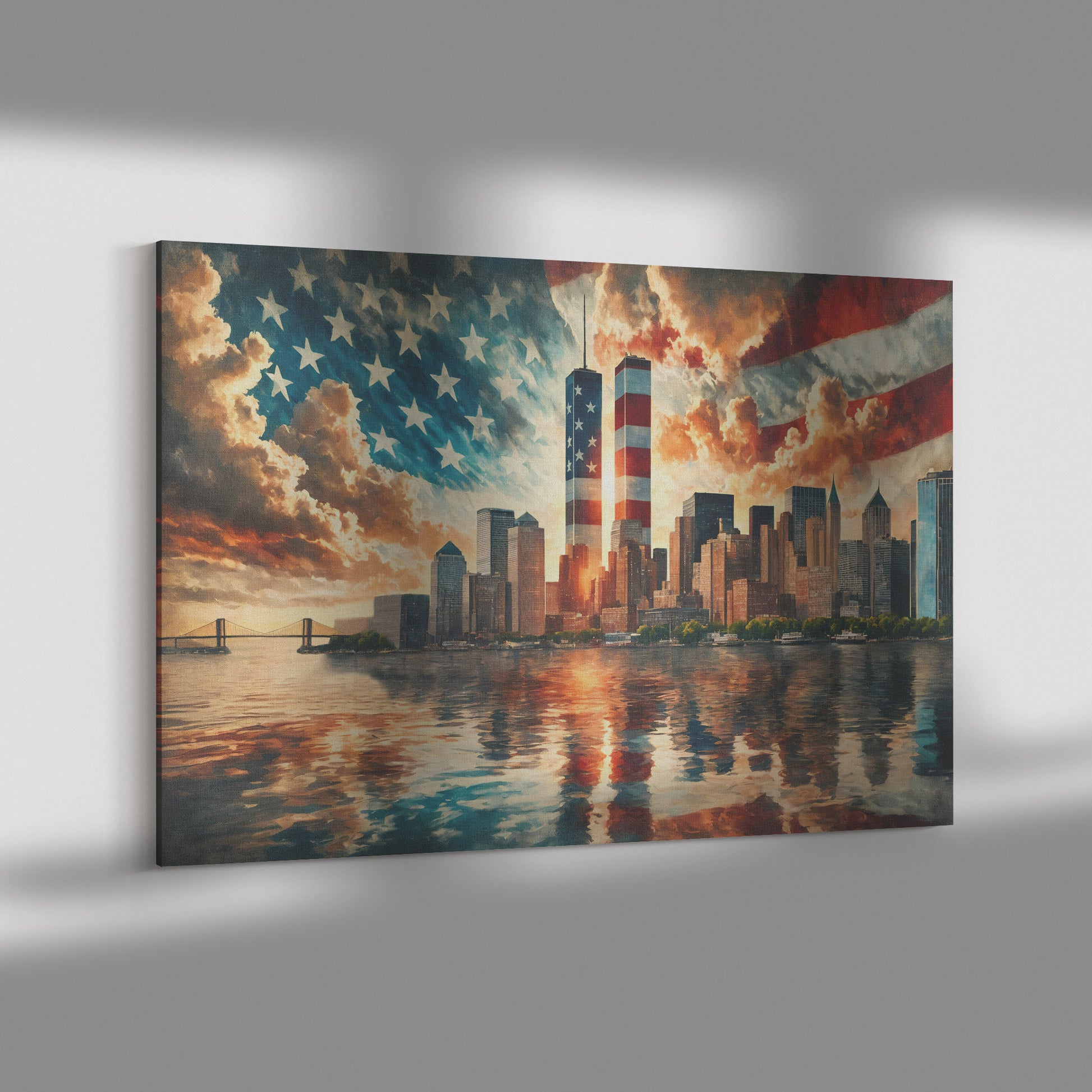 Never Forget. Canvas Print. Mock3