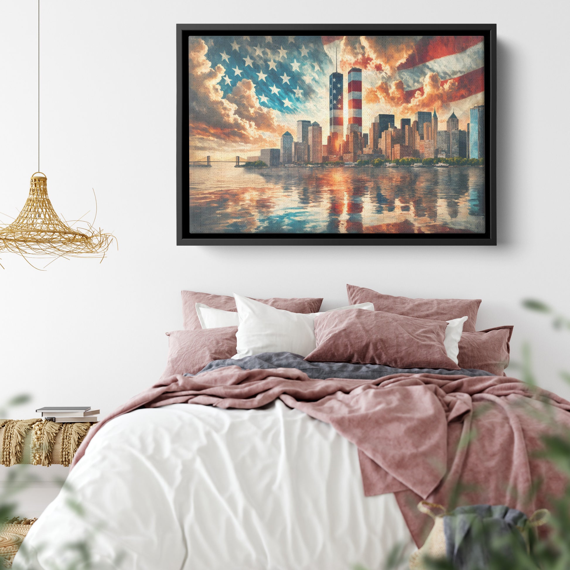 Never Forget. Canvas Print. Mock4