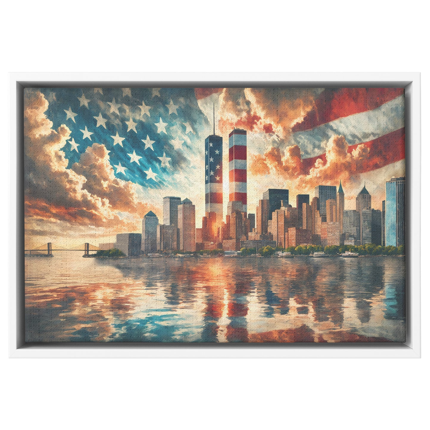 Never Forget. Canvas Print. Mock